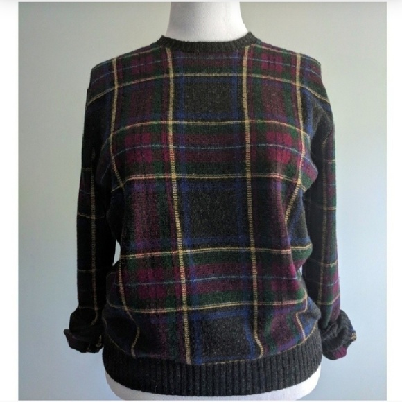 Polo Ralph Lauren Other - Polo Ralph Lauren Lambswool Tartan Plaid Sweater